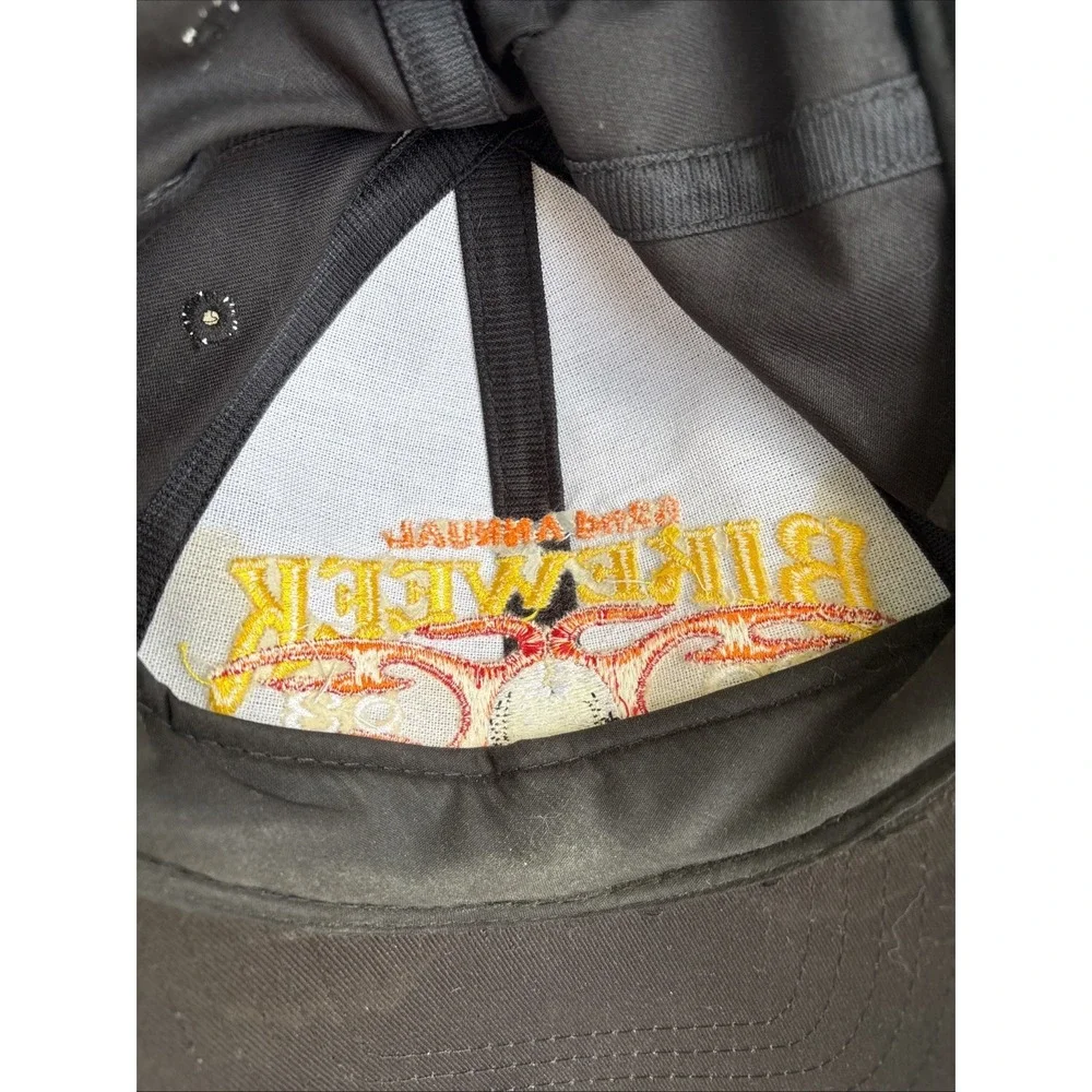 2003 62nd Annual Bike Week Daytona Beach FL Hat Black Adjustable Cotton Harley